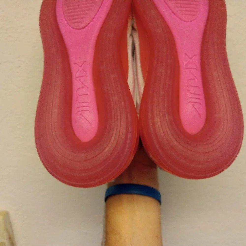 Nike Air Max 720 Womens 8 Shoes Sneakers White Pink Running Jogging Athletic Spo - Picture 14 of 16